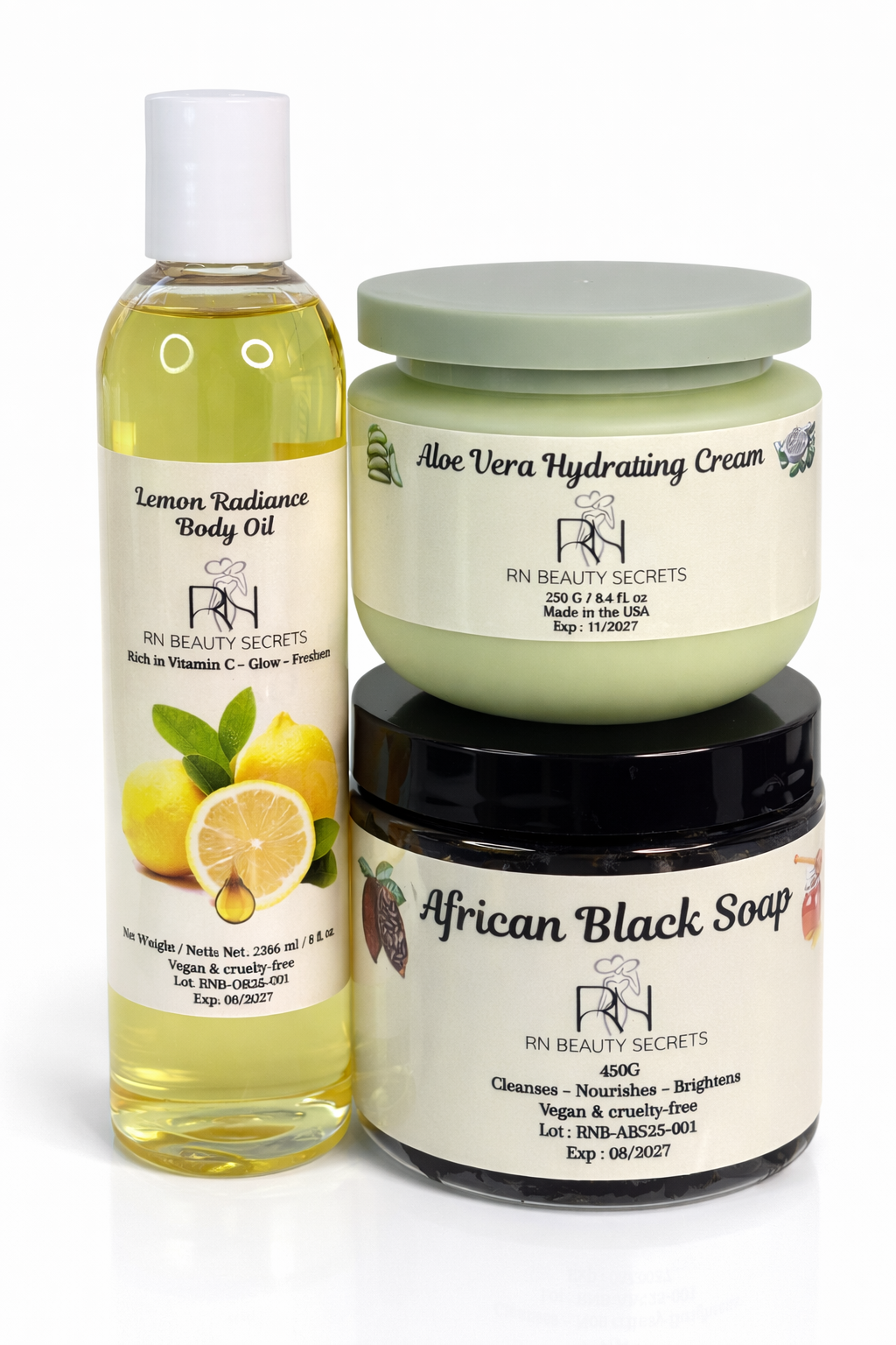 Lemon Glow & Hydration Skin Renewal Bundle
