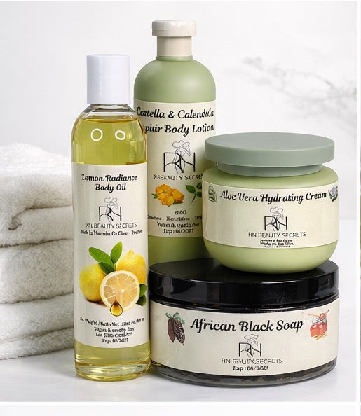 CARINA, Brightening & Soothing Body Care Bundle