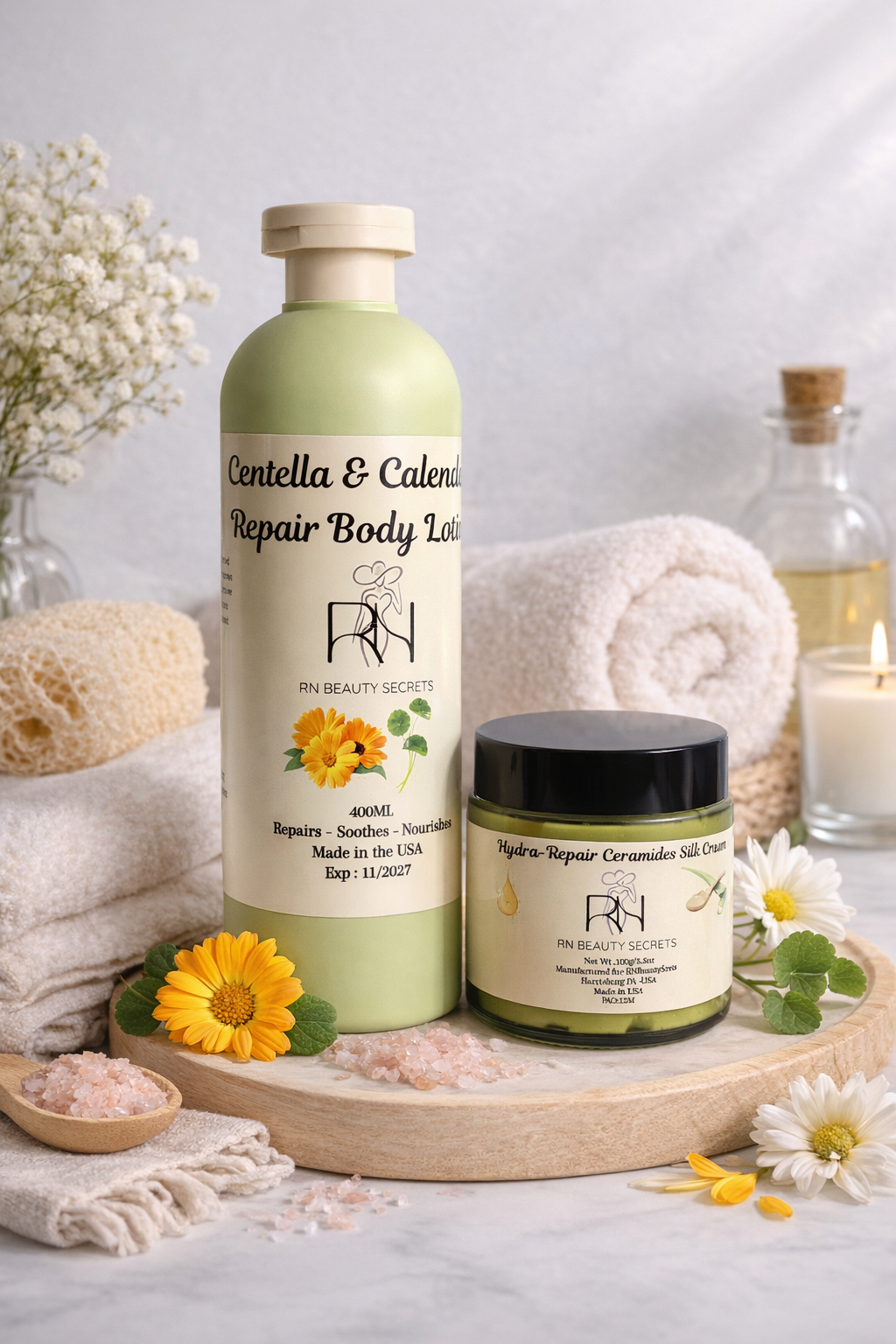 SASHA , Skin Barrier Repair & Glow Ritual – Centella & Ceramide Duo