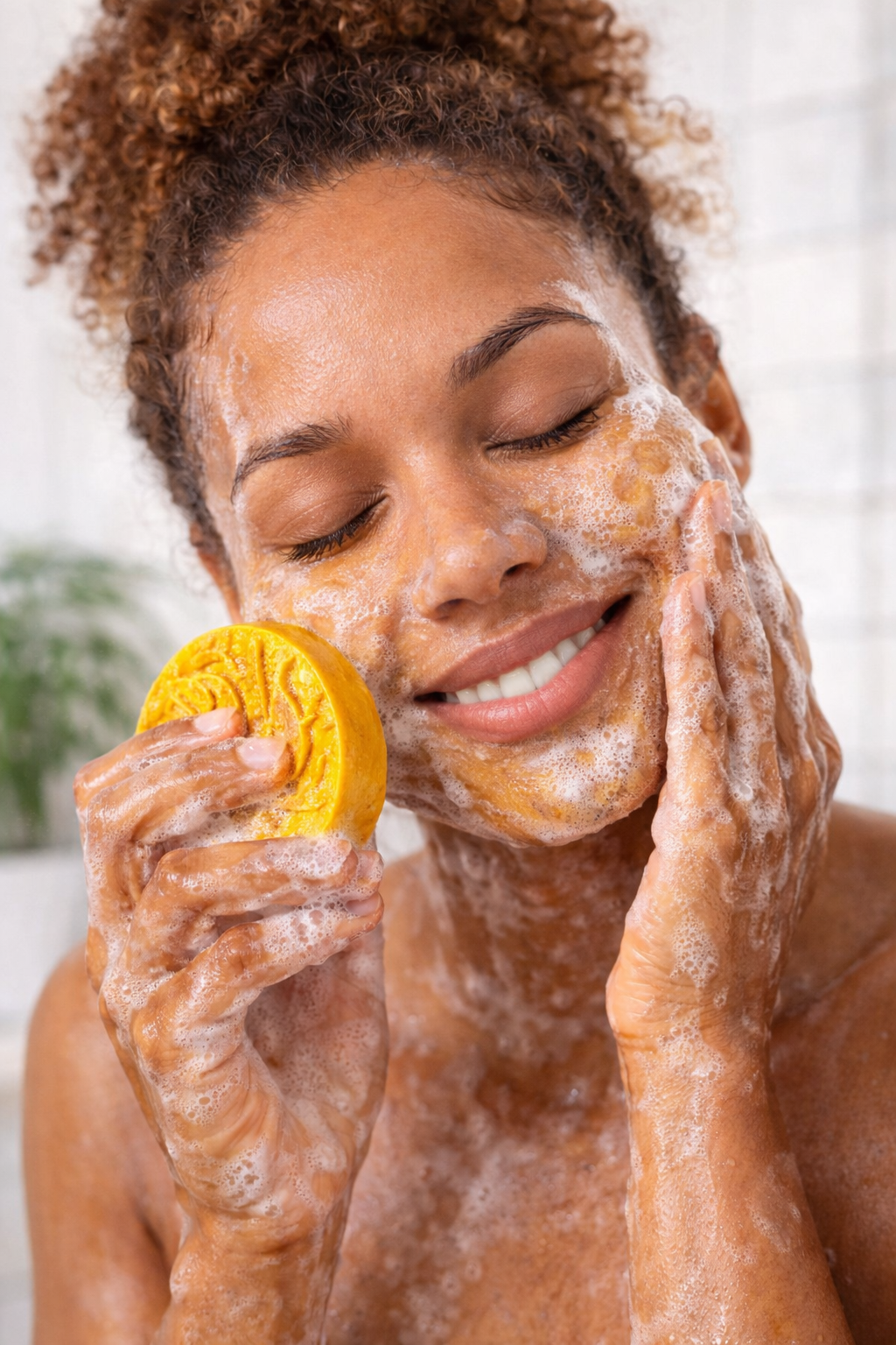 THINA 🌿 Hydra Glow Turmeric & Carrot Soap
